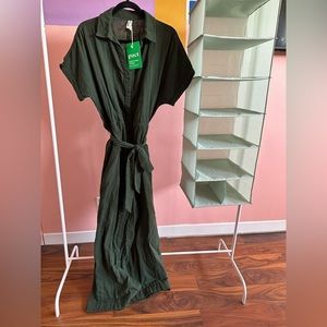 BRAND NEW COASTAL GAUZE JUMPSUIT